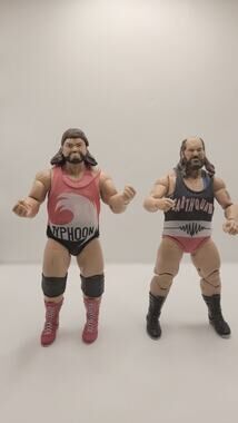 WWE Mattel Typhoon Earthquake Natural Disasters Action Figure Tag Team Lot